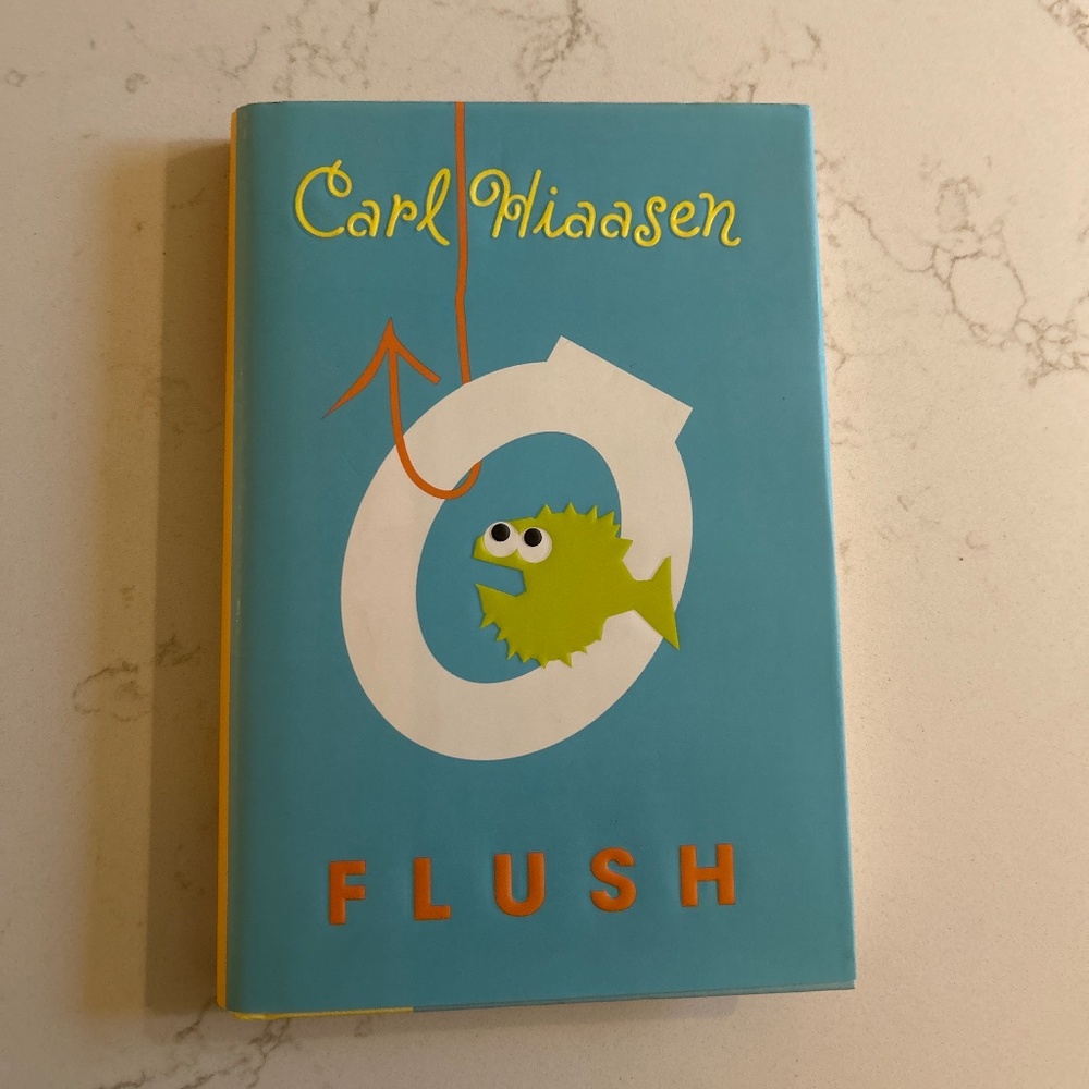 Carl Hassan first edition hard back Flush book